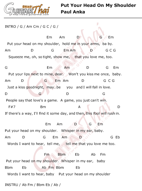 Get Your Head In The Game Chords