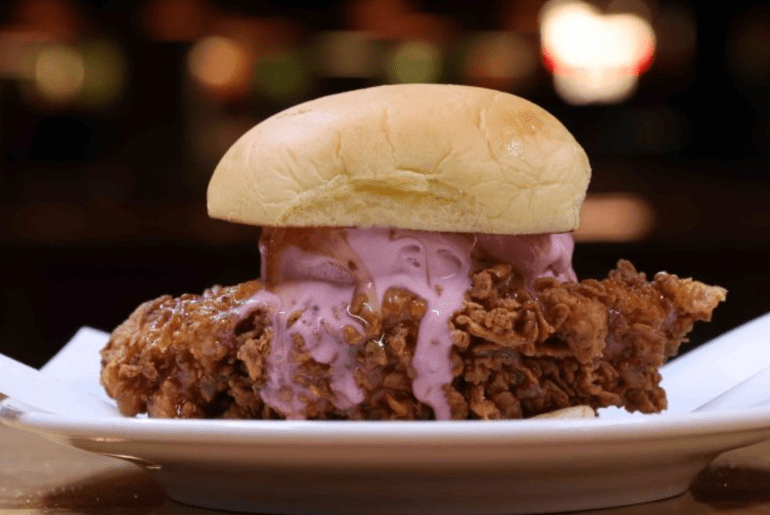 CRAZY! This Place Serves Spicy Fried Chicken & Creamy Ice Cream
