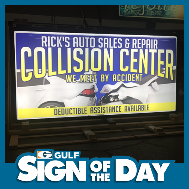 Sign of the Day Gallery Gulf Development Inc.