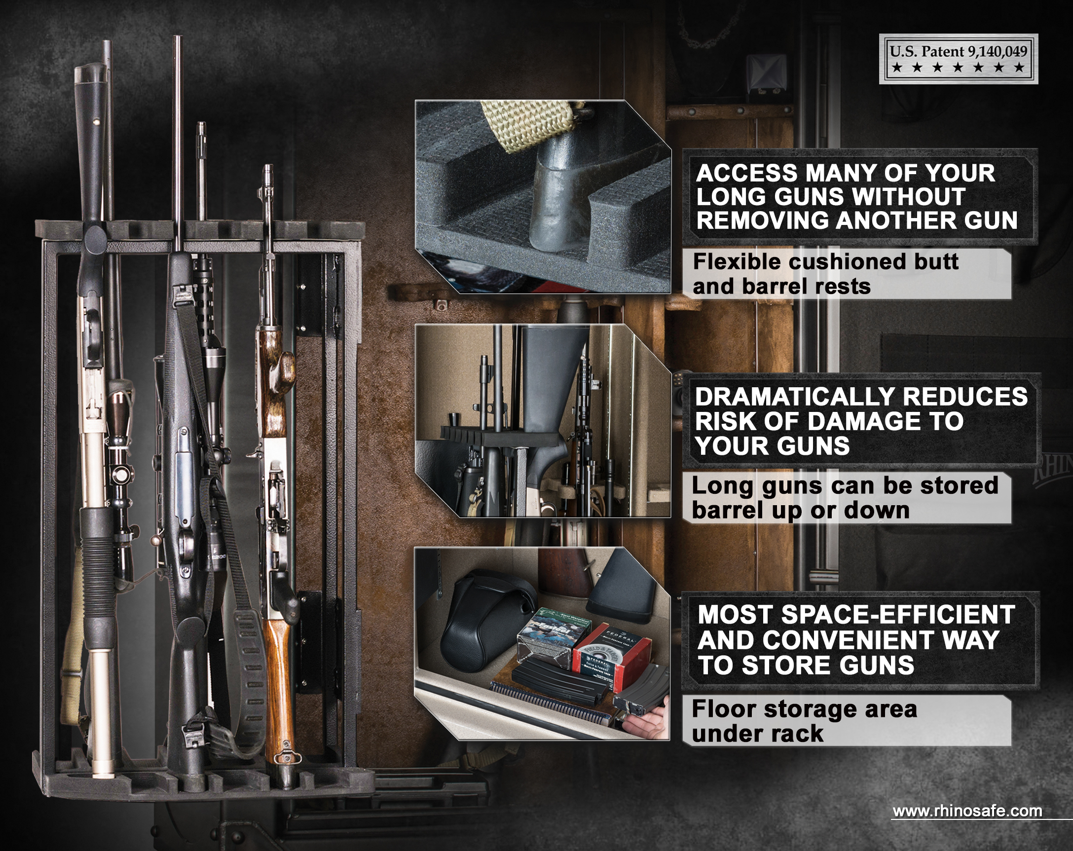 Swing Out Gun Rack System