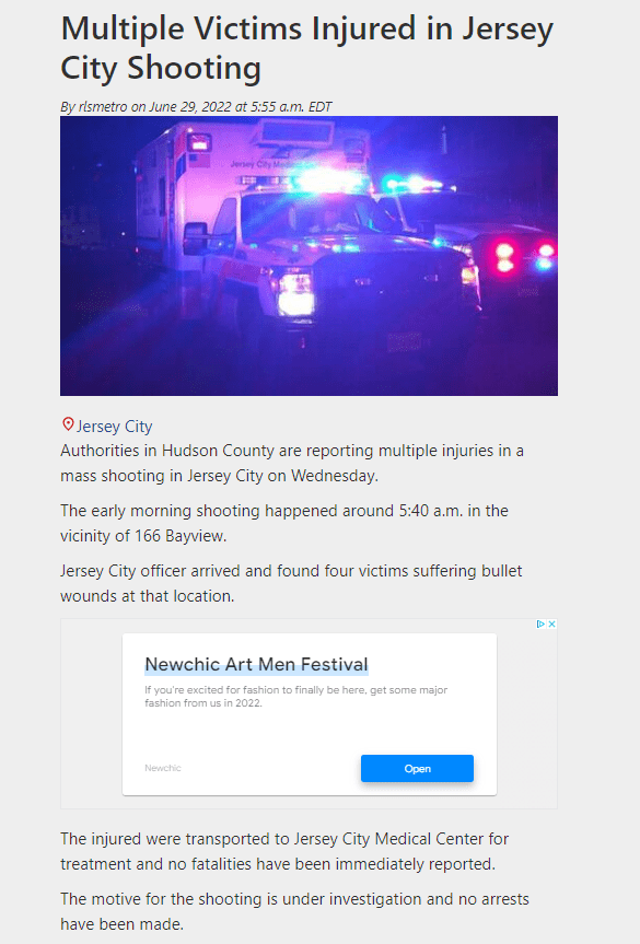 Incident Gun Violence Archive