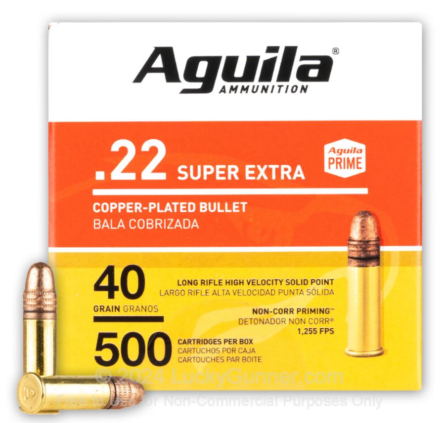 22 LR 40 Grain CPRN Aguila 2000 Rounds Gunwinner