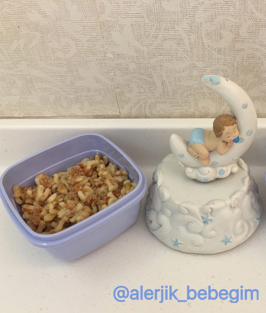 Kıymalı makarna ( 9 ay ve üzeri ) Gurme Annem Bebek