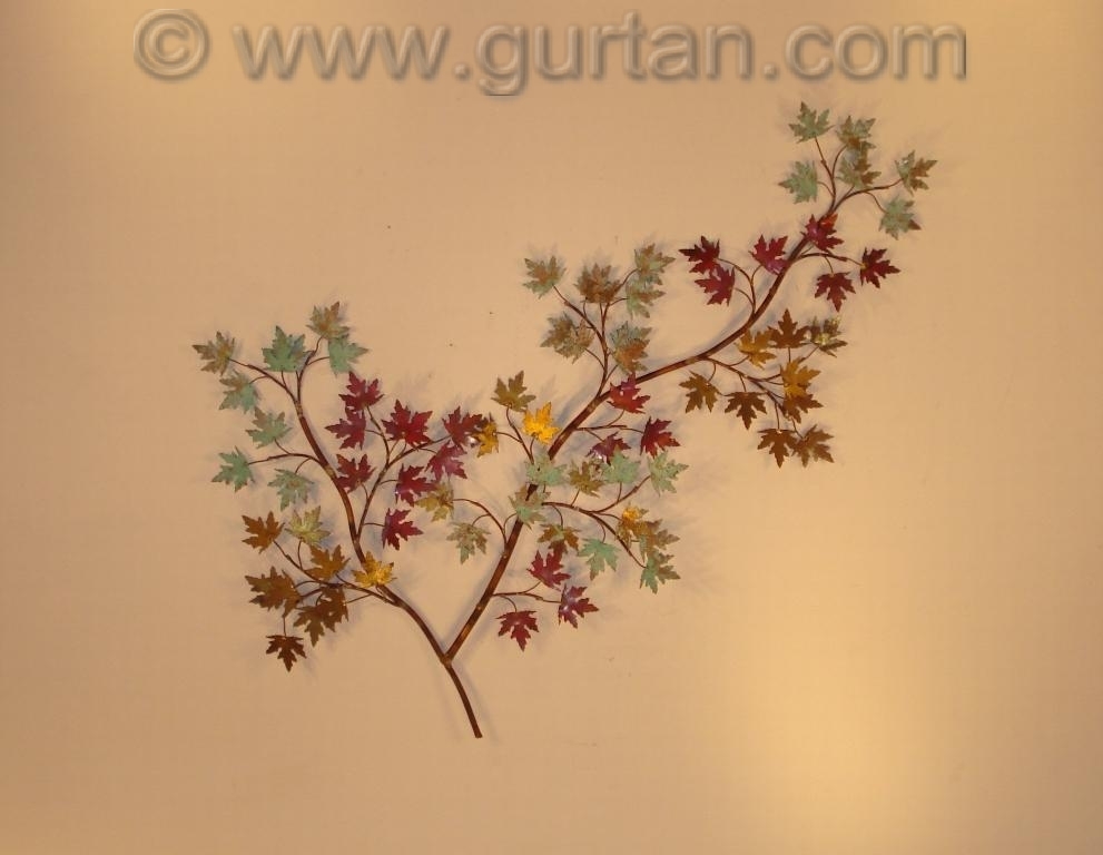 Maple Leaves Metal Wall Art Metal Wall Sculpture Art Decor Gurtan