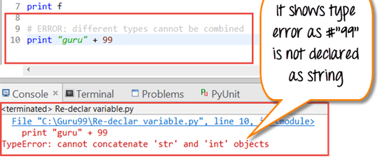 Variables in Python