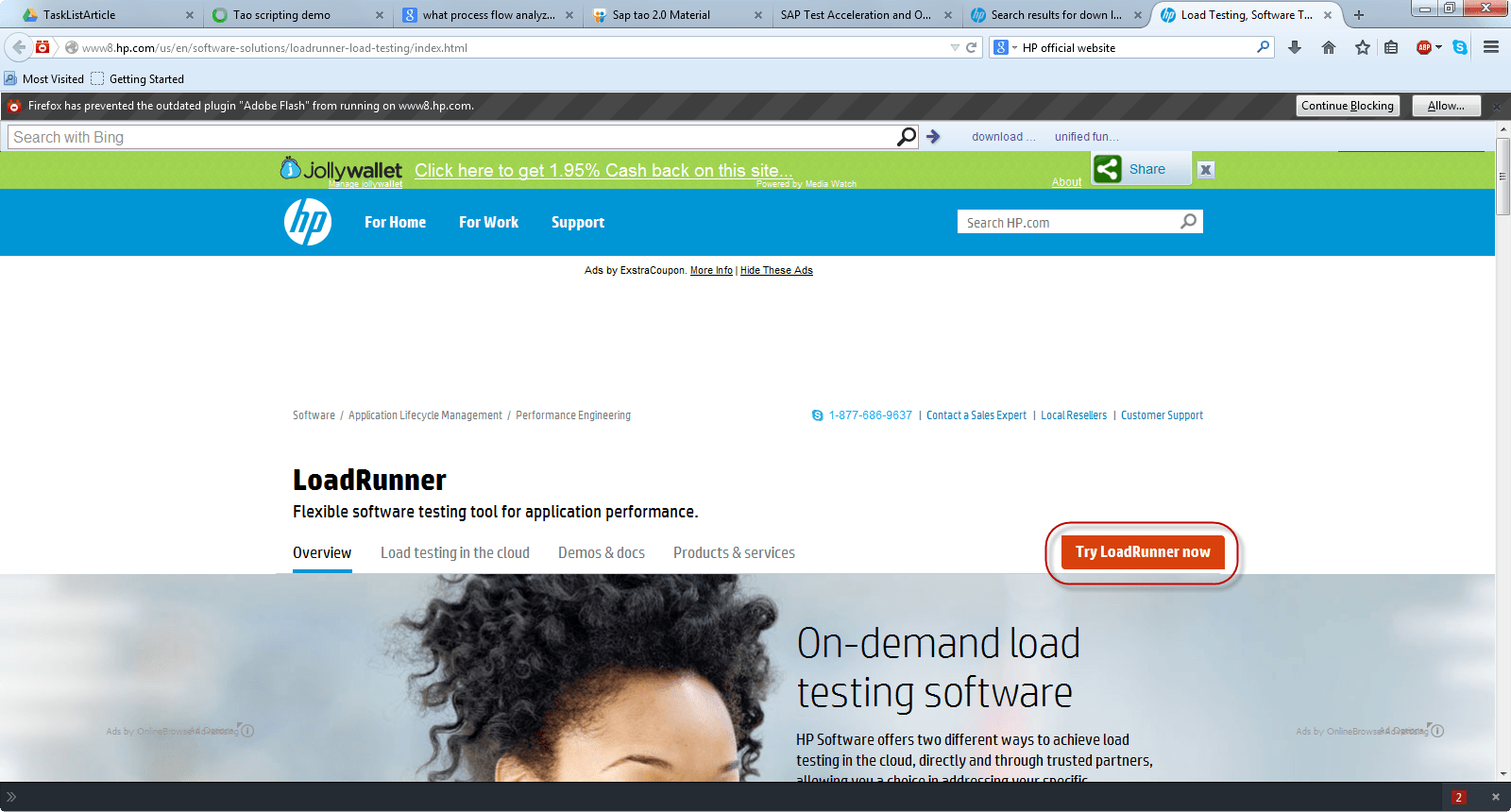 Download and Install HP LoadRunner 12.0