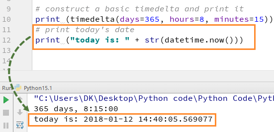 Python DateTime, TimeDelta, Strftime(Format) with Examples
