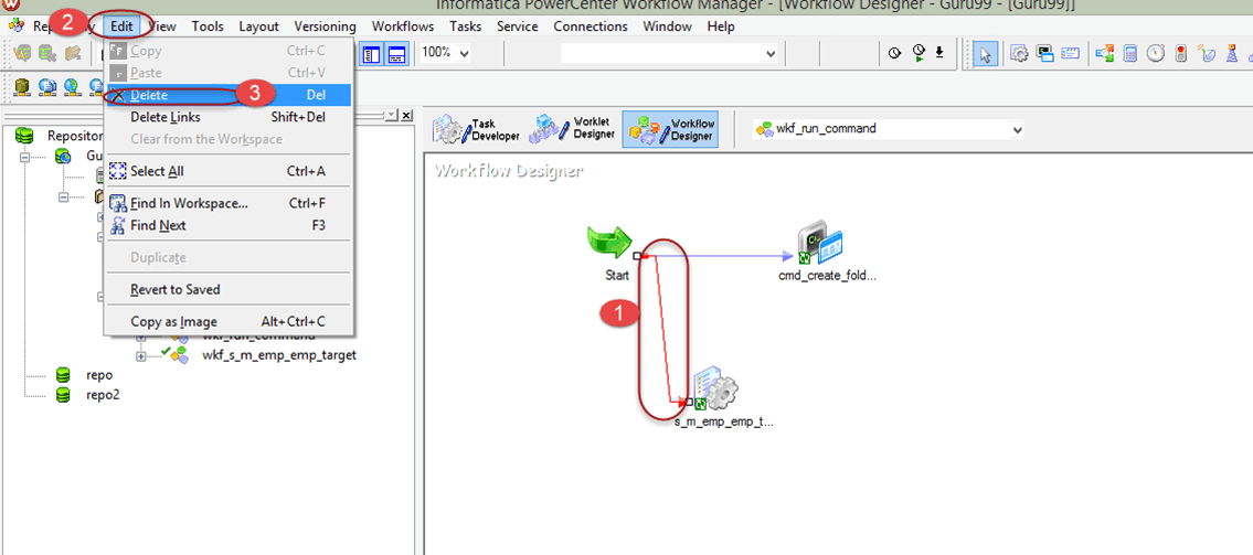 Workflow in Informatica Create, Task, Parameter, Reusable, Manager