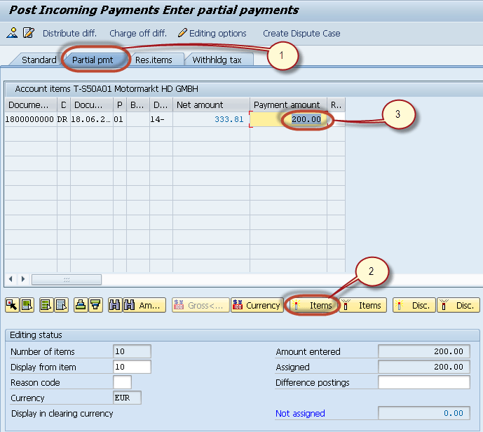 How to Post Partial Payments By Partial Payment Method