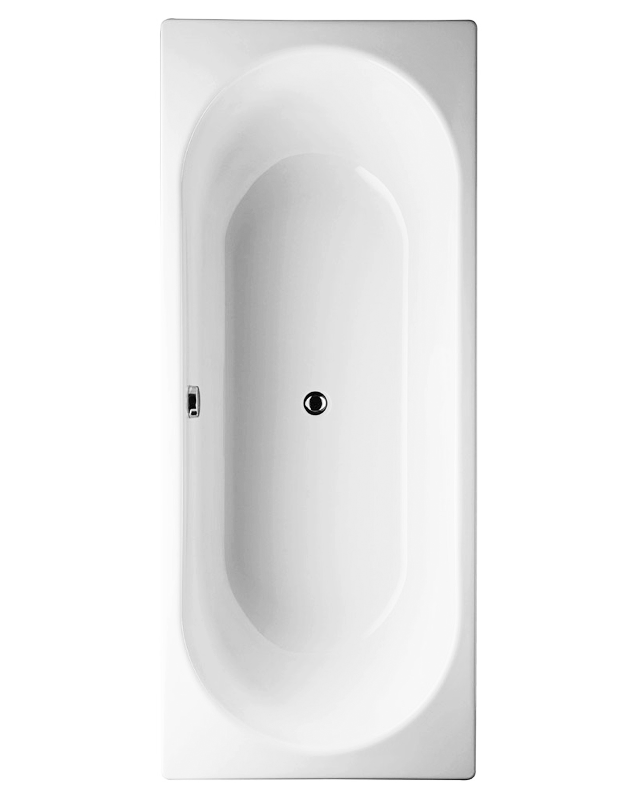 inbyggnadsbadkar gustavsberg Built In Bath Duo - 1600X700 With Overflow Hole - Gustavsberg