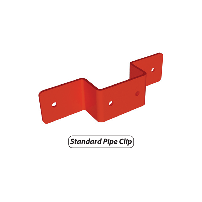 Square & Rectangular Smooothline Downpipe Standard Clips Guttercrest