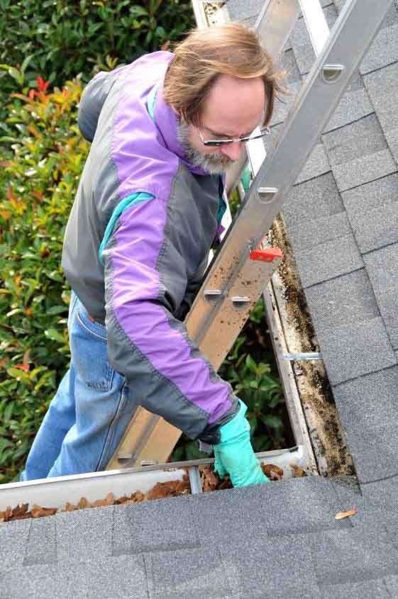 Cleaning Gutters with Gutter Guards Gutter Helmet