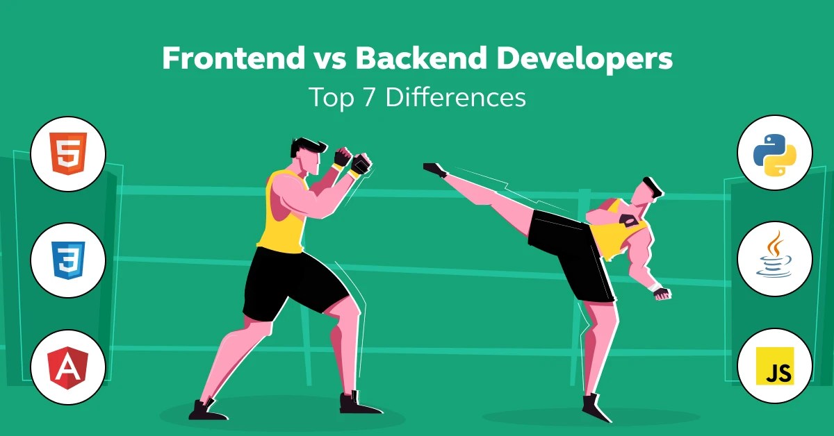 Frontend vs Backend Development Top 7 Differences