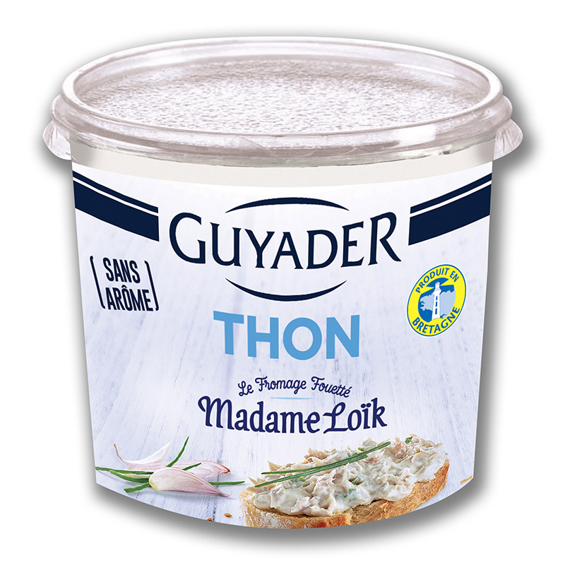 Tartinable thon & Fromage Fouetté Madame Loïk® • Guyader Gastronomie