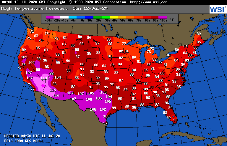 Extreme Temperature DiarySaturday July 11th, 2020/ Main Topics
