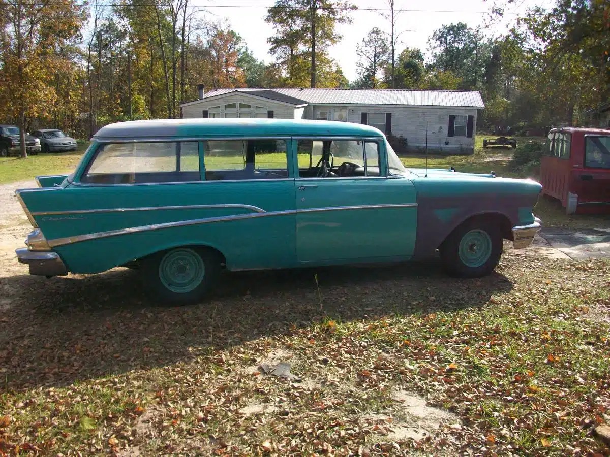 1957 Chevrolet Two Door Wagon For Sale | Guyswithrides.com