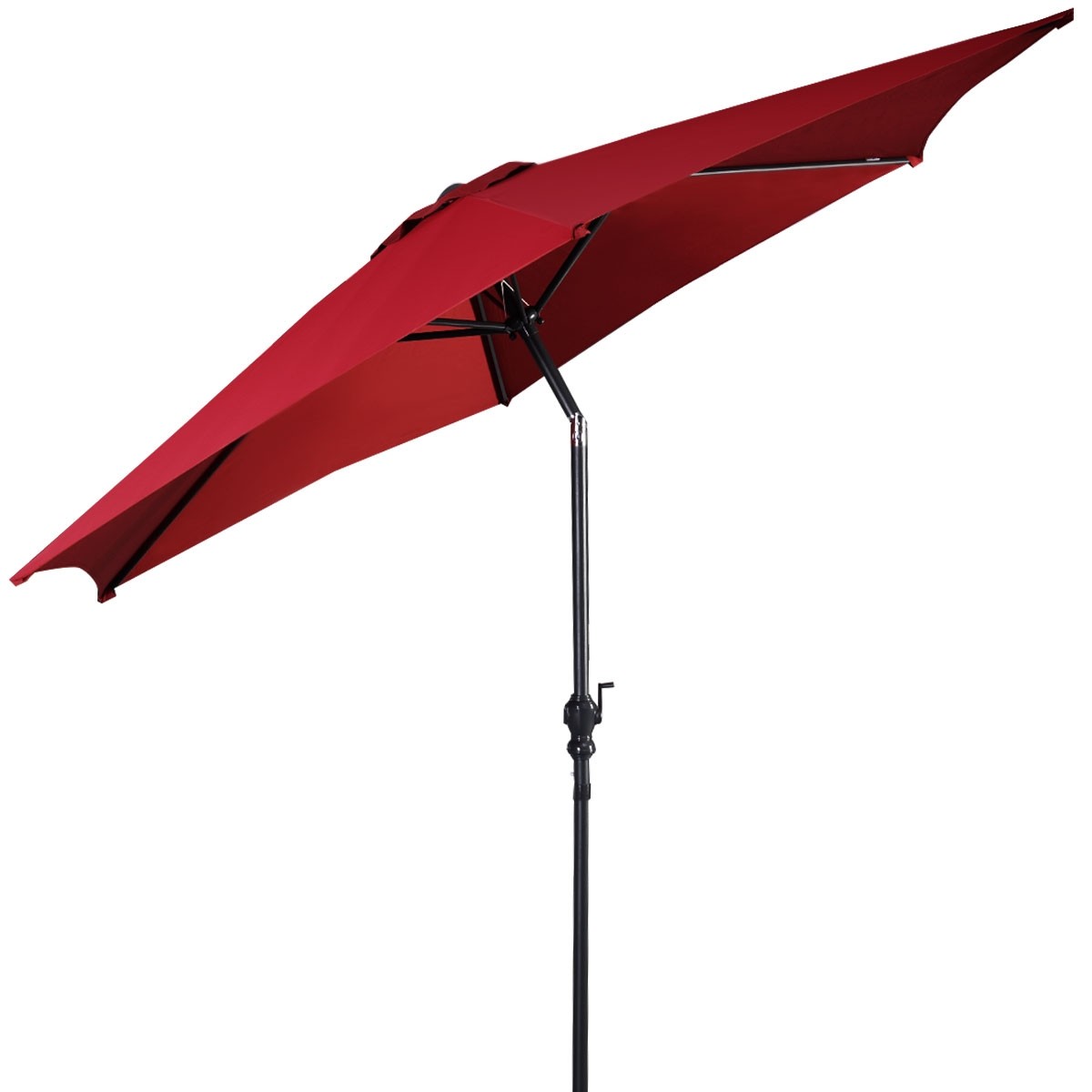 10 Ft Patio Umbrella with Crank/ 6 Ribs