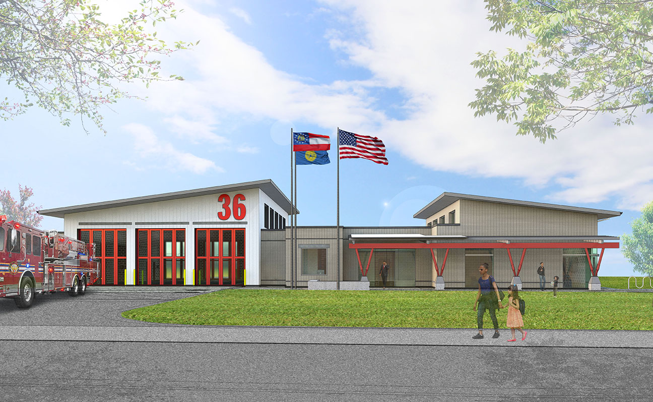 City of Atlanta Fire Station 36 Goode Van Slyke Architecture