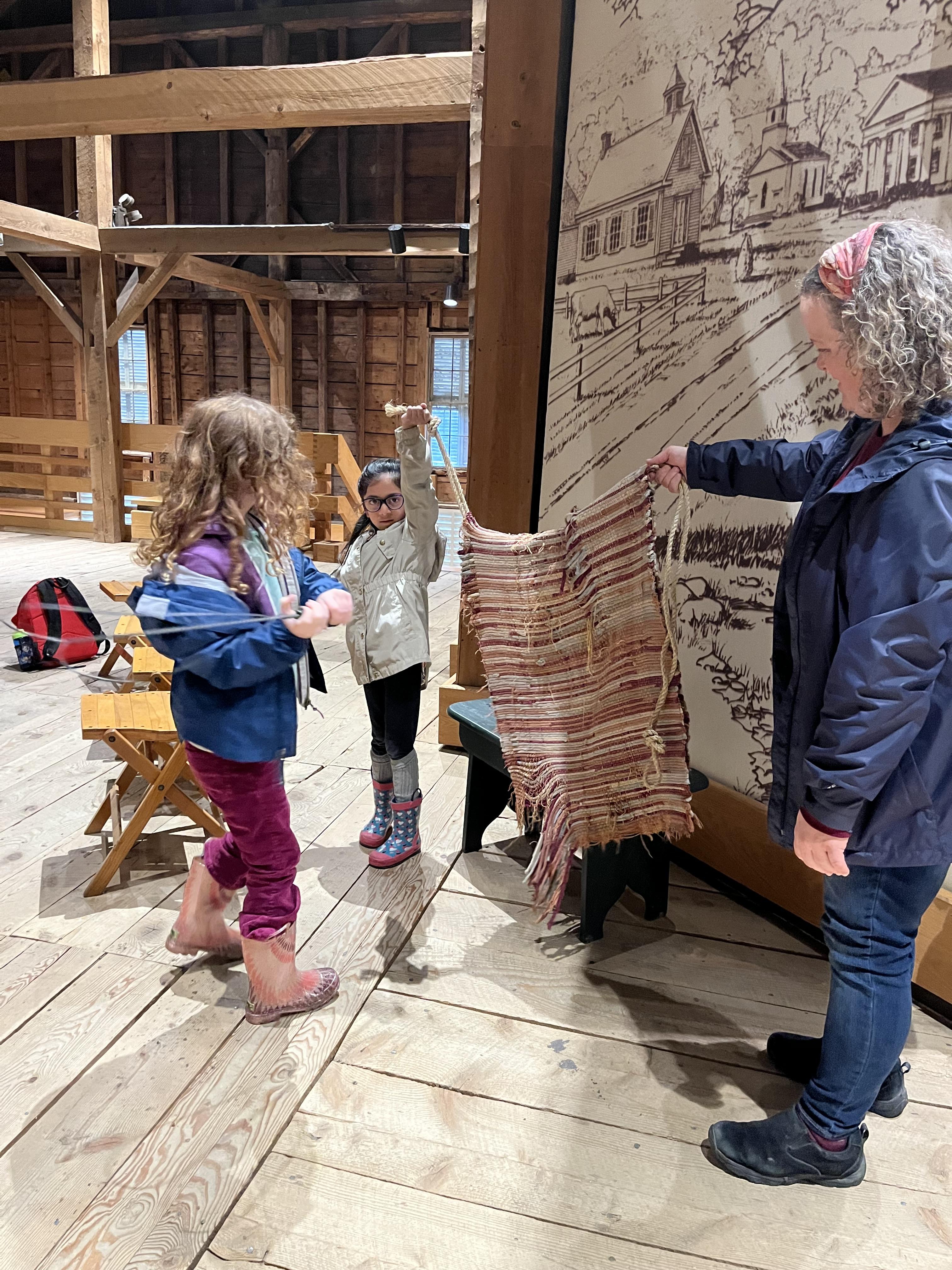 Kindergarten went to Billings Farm Grantham Village School