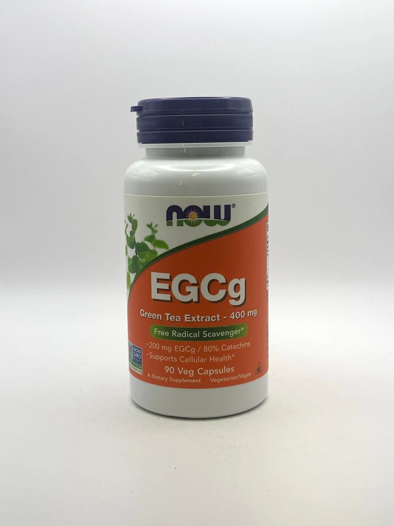 NOW EGCg Green Tea Extract 400 mg 90 Veg Capsules G&W Herbs