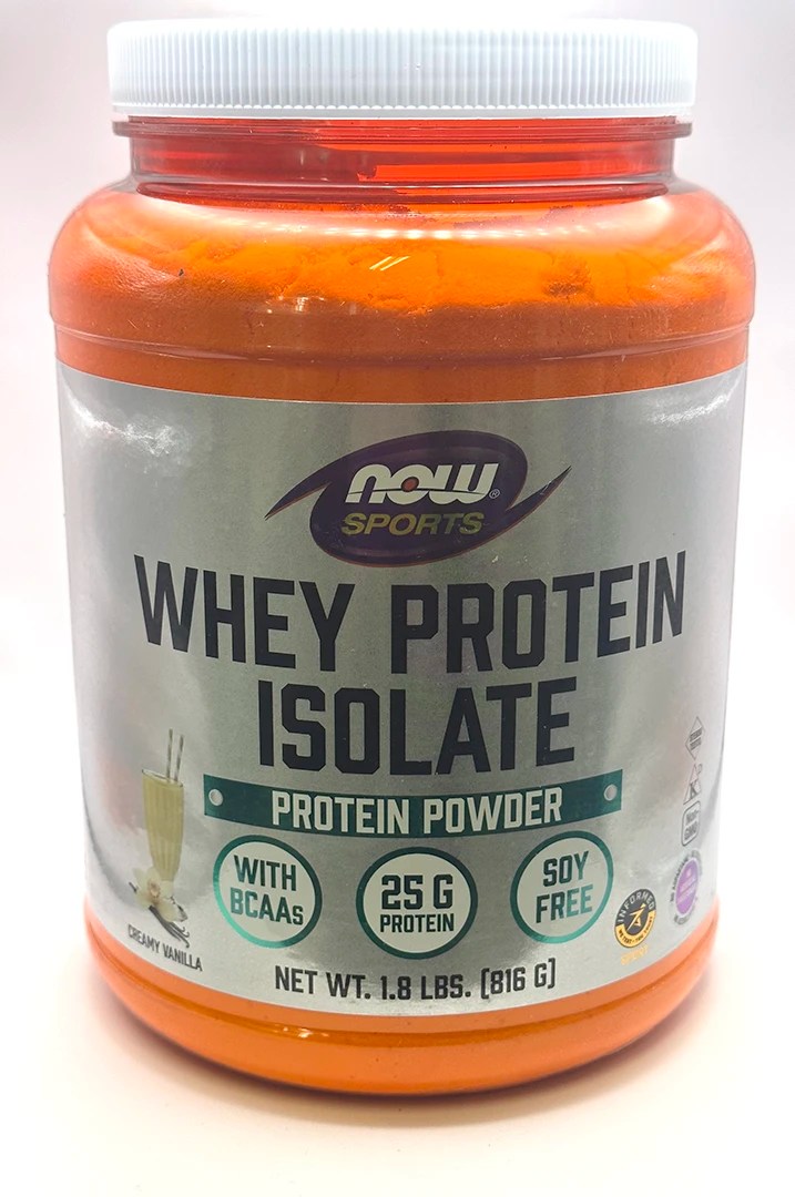NOW Whey Protein Isolate 1.8 lbs. G&W Herbs