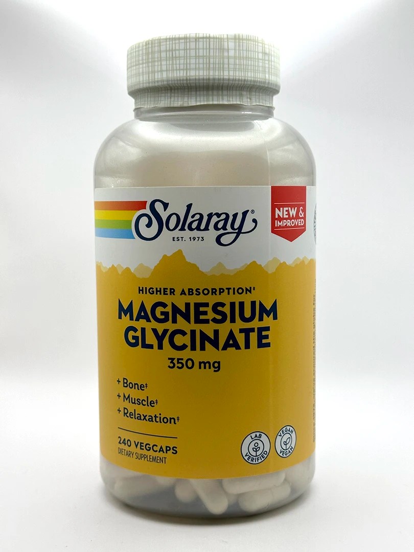 Solaray Magnesium Glycinate 120 & 240 Capsules G&W Herbs