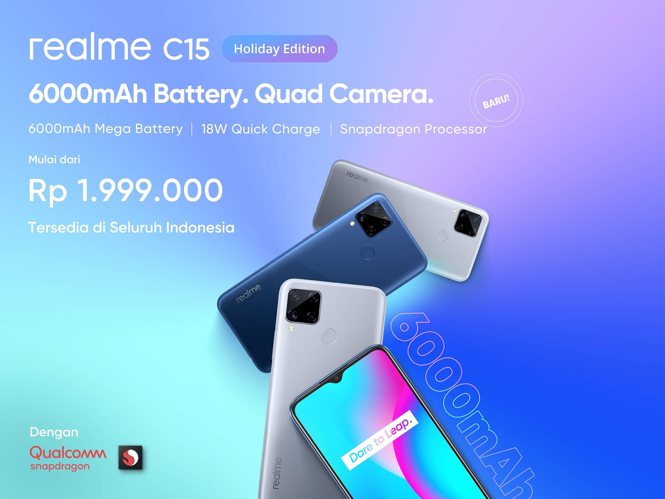 realme C15 Holiday Edition Hadir Dengan Promo Menarik Untuk Sambut