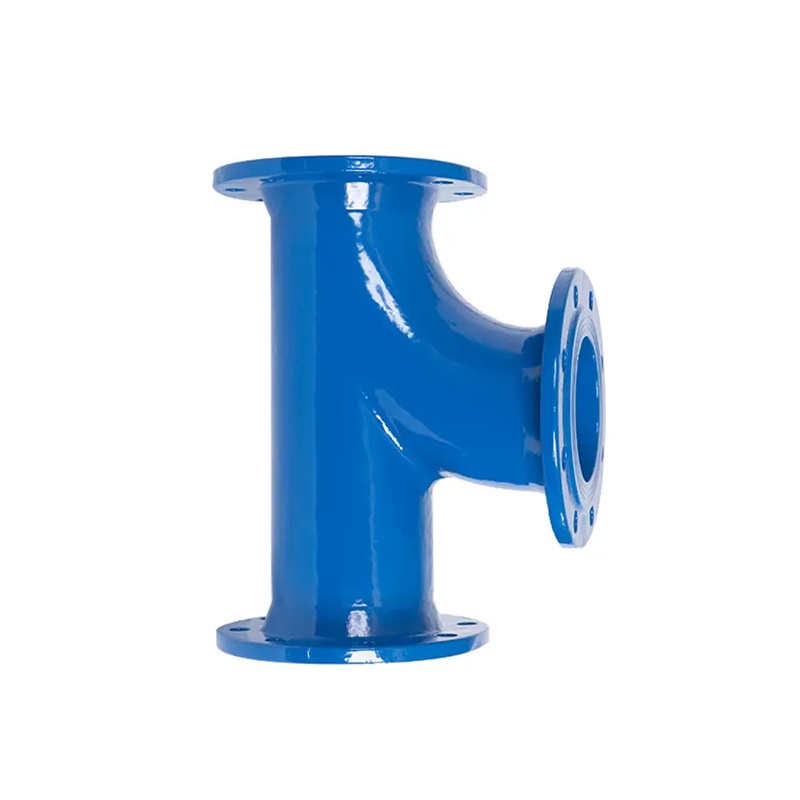 All Flanged Radial Tee with 45° angle branch