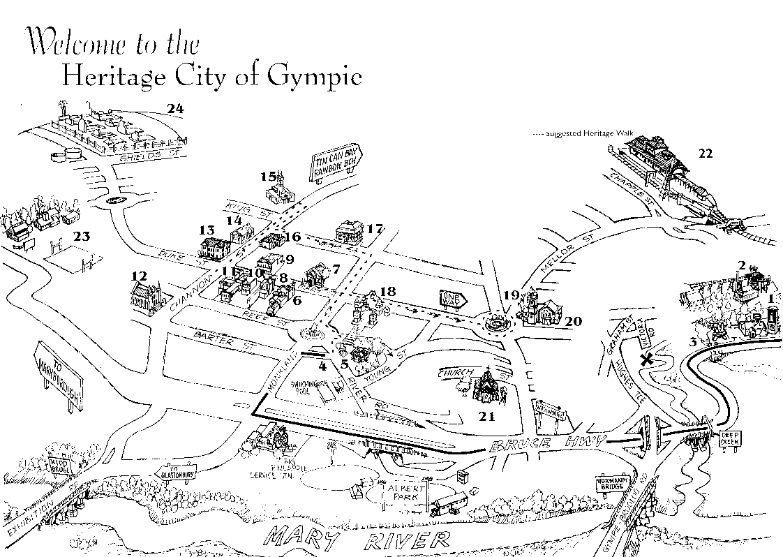 Gympie Gold Mines Maps