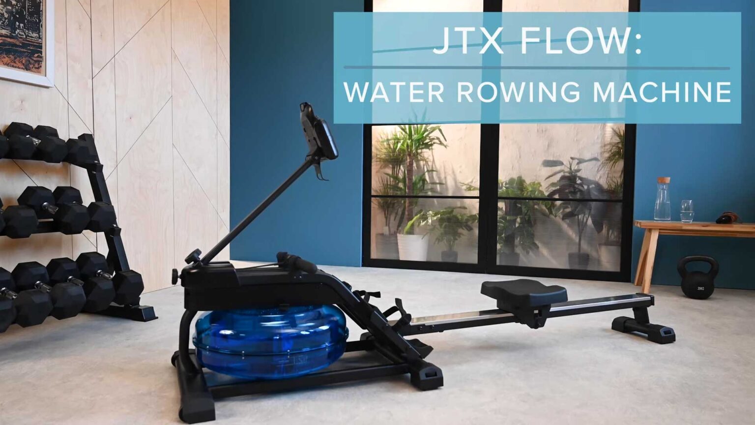 JTX Flow Water Rowing Machine Review A new rowing experience from JTX Gym Tech Review