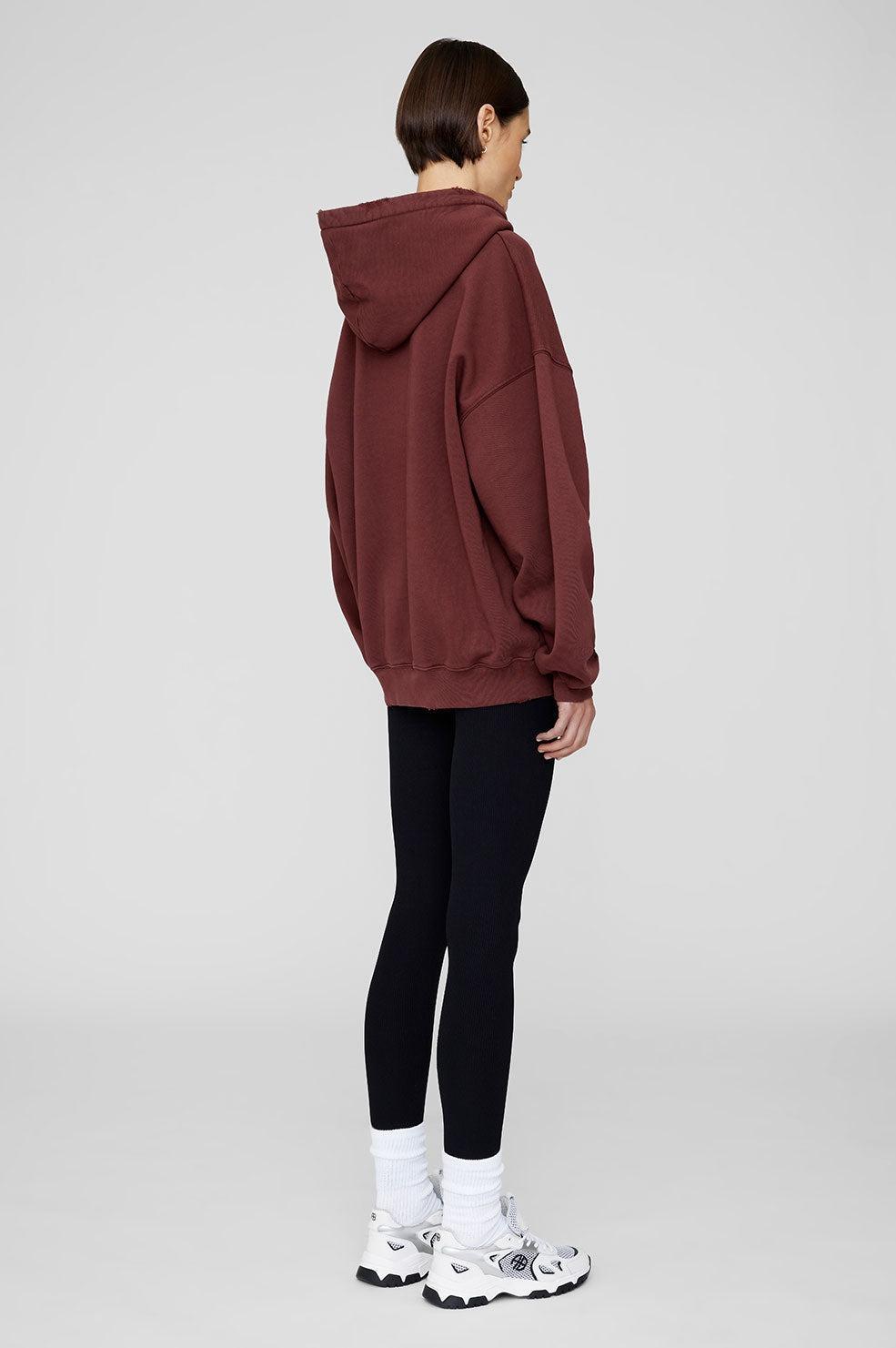 ANINE BING HARVEY SWEATSHIRT BURGUNDY Gypsett