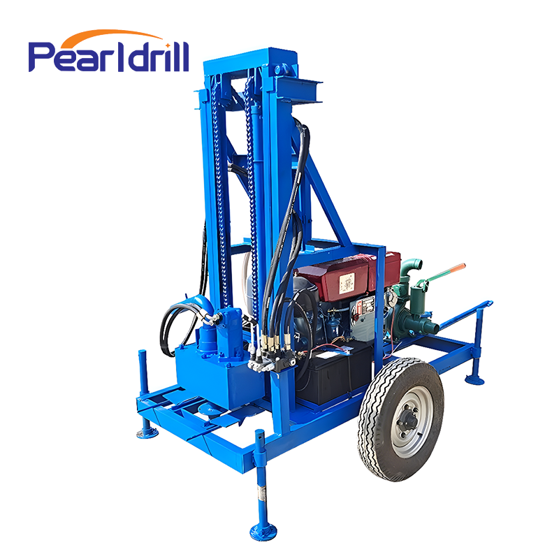 Small Portable mobile Water Well Drilling Rigs
