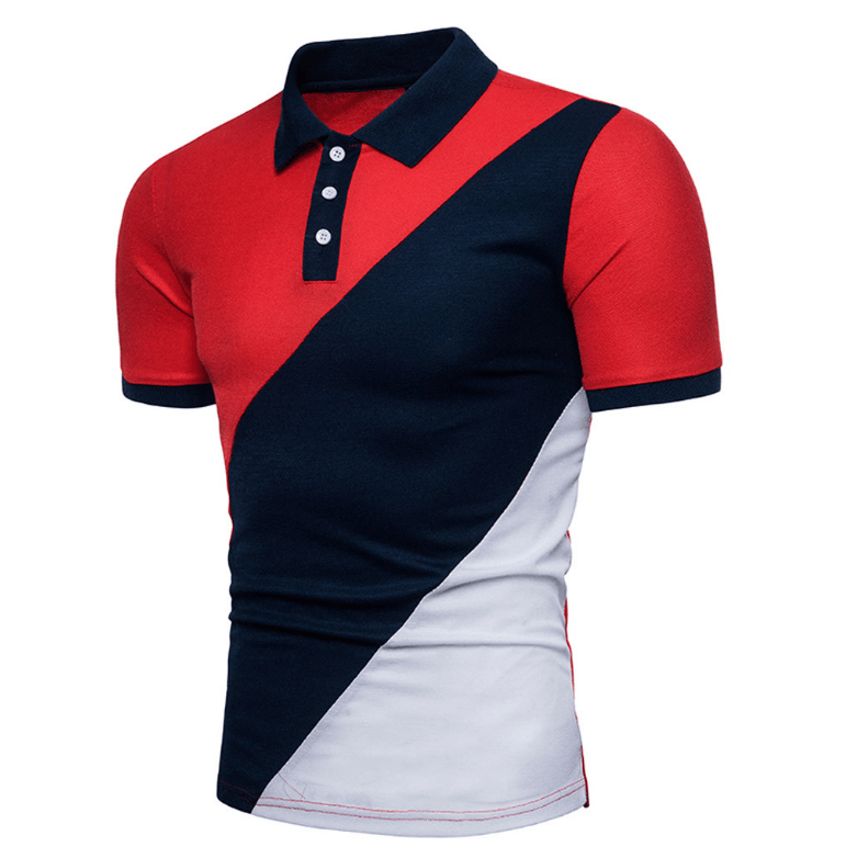 Color block men’s polo shirt Standford