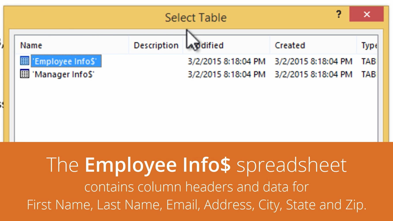 HImpact Videos v119access2010maketablequery