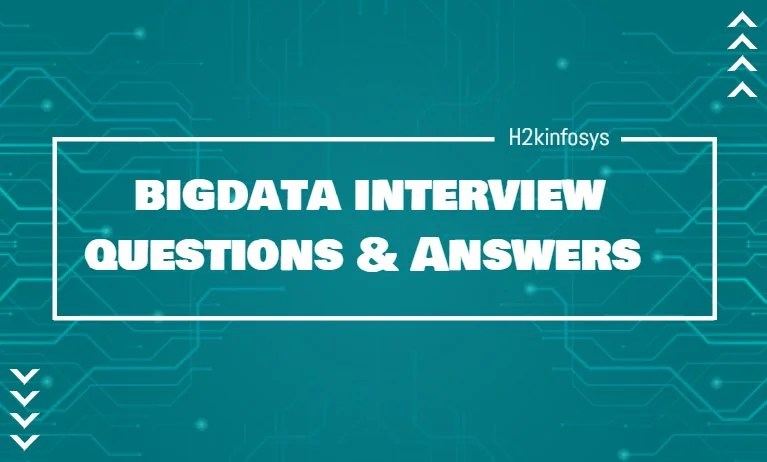 Big Data Interview Questions and Answers H2kinfosys Blog