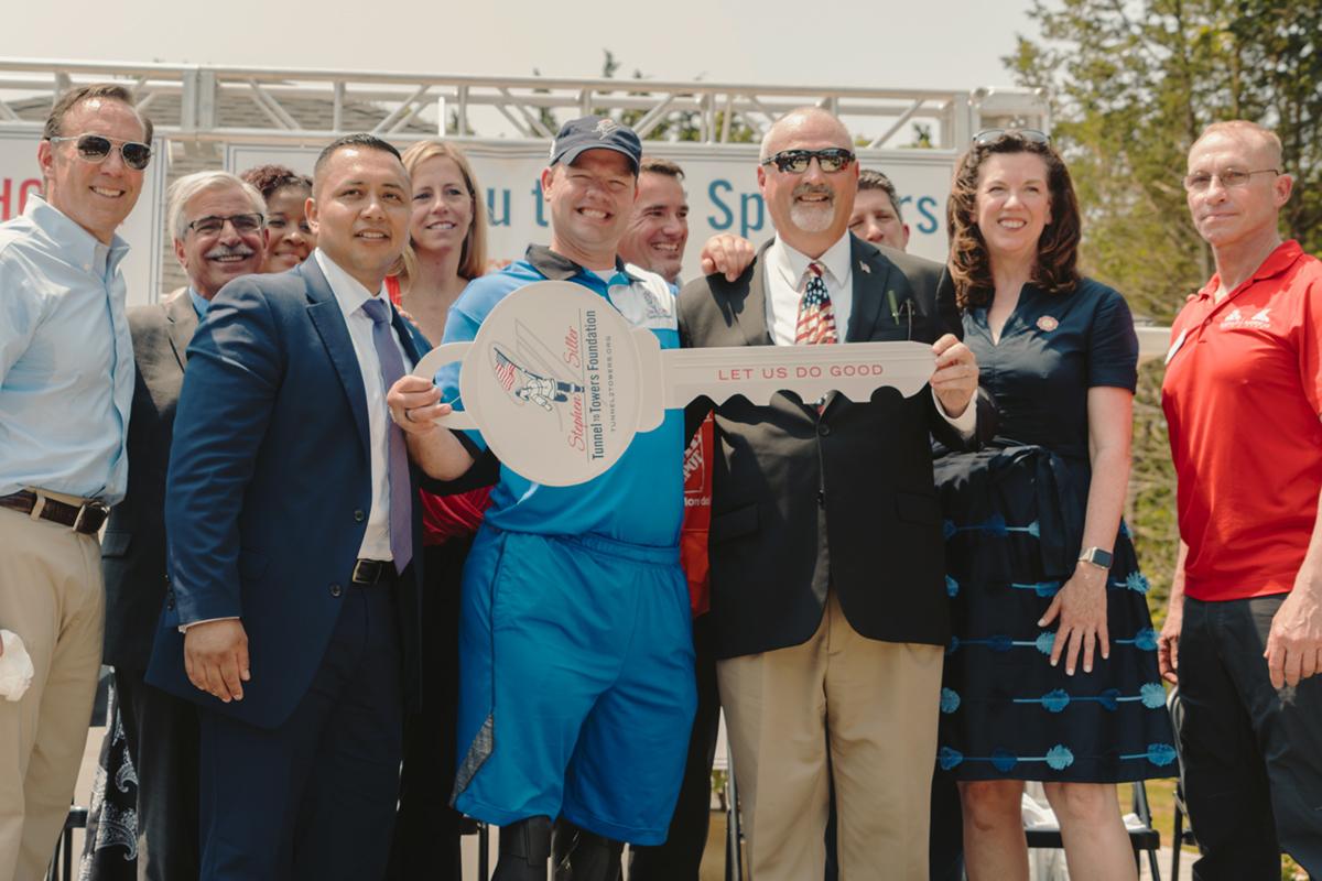 STEPHEN SILLER TUNNEL TO TOWERS FOUNDATION Home Dedication Ceremony