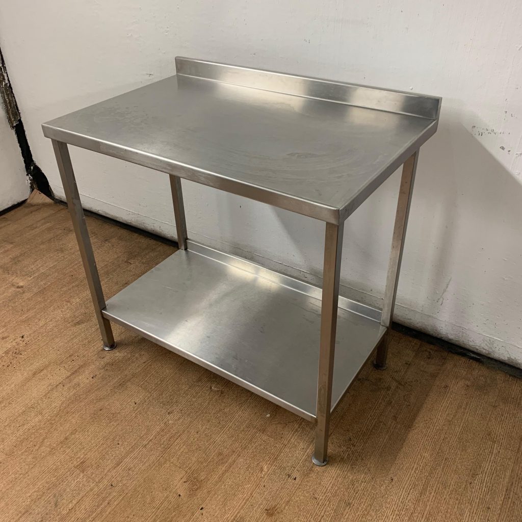 Used Stainless steel table 95cmW x 60cmD x 88cmH H2 Catering Equipment