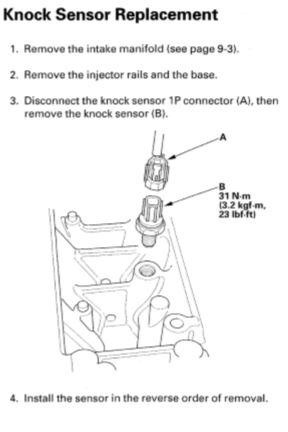 Knock Sensor Replacement | Acura MDX SUV Forums