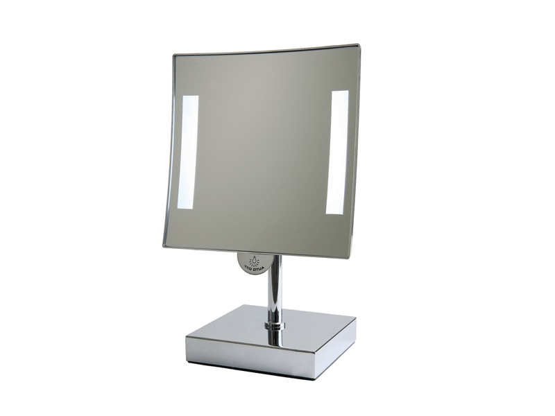Free standing autonomous Square LED cosmetic mirror single sided Haccess Haccess