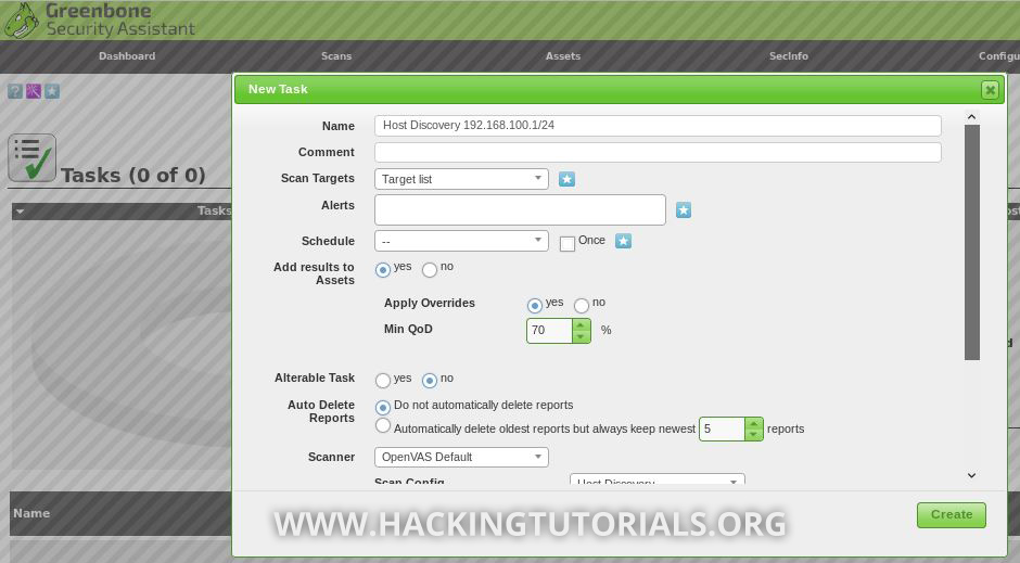 Vulnerability Scanning with OpenVAS 9 part 3 Scanning the Network