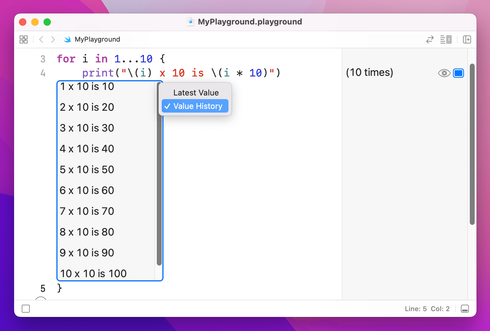 Loops a free Hacking with Swift tutorial