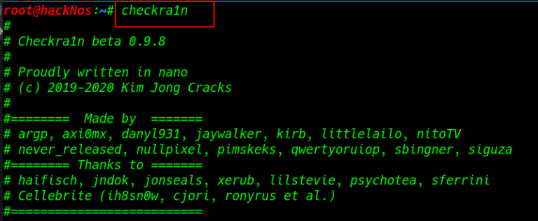 checkra1n install Kali Linux checkra1n jailbreak tool on Linux