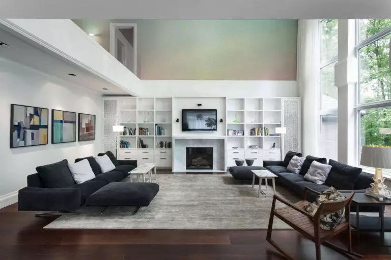 Two couches in the living room layout, pros and cons, and design ideas