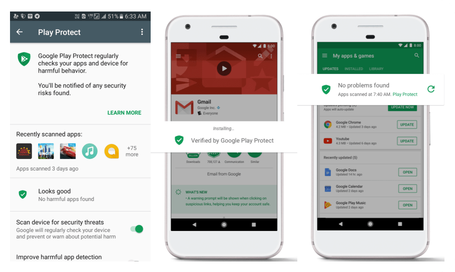 Google' 'Play Protect' Ensures Maximum Security For Android Devices