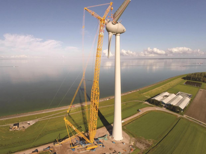 Crane hardstands for installation of wind turbines by STOWA Hadimpro B.V.