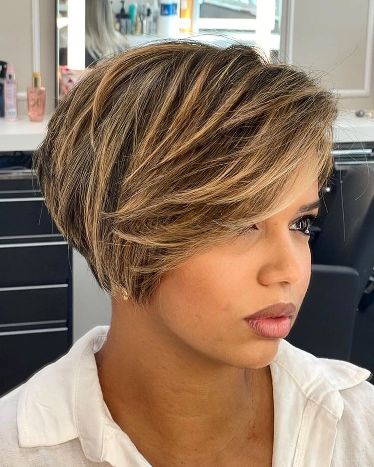 Pixie-Bob with Side Bangs