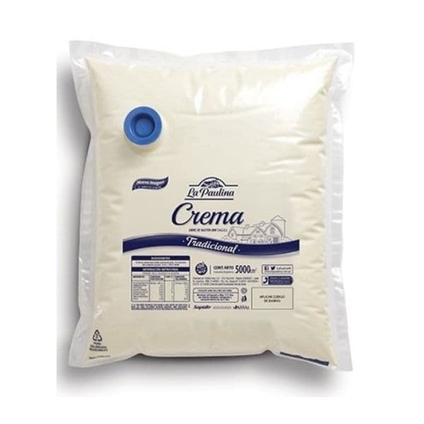Haedo Distribuciones CREMA DE LECHE LA PAULINAX 5 Kgrs. Balde