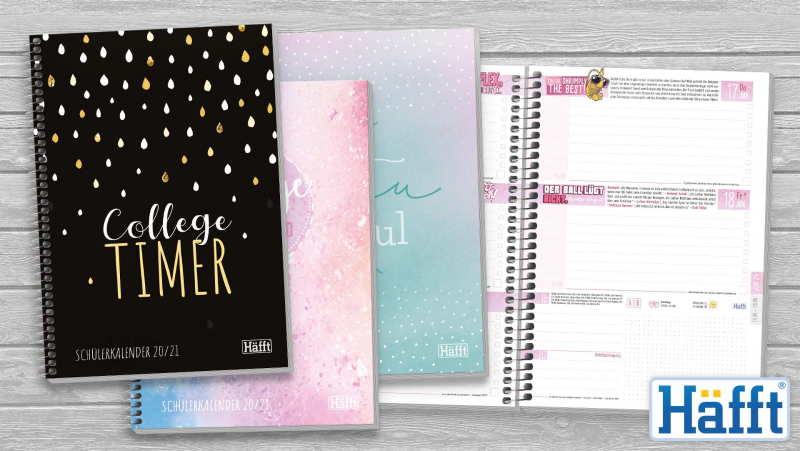 Außergewöhnliche Schülerkalender 2021/22 von der HäfftVerlag GmbH