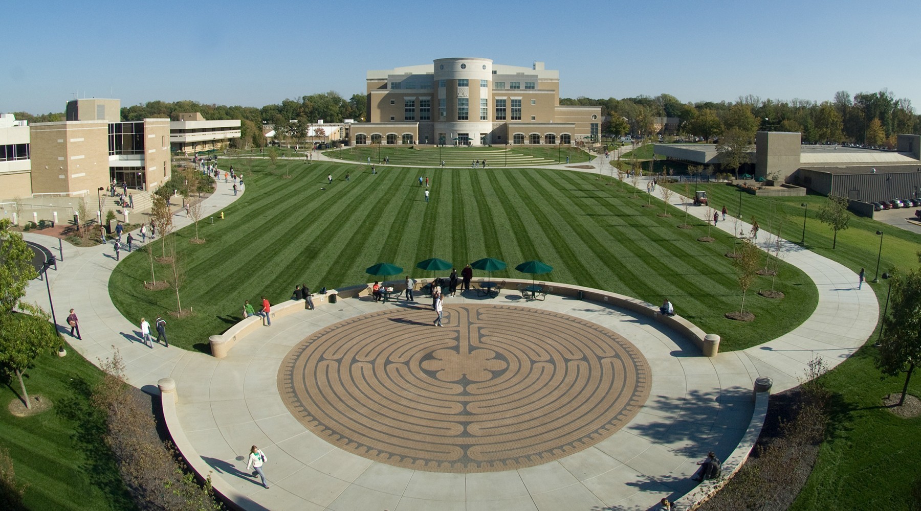 University of Southern Indiana Quadrangle Work Hafer