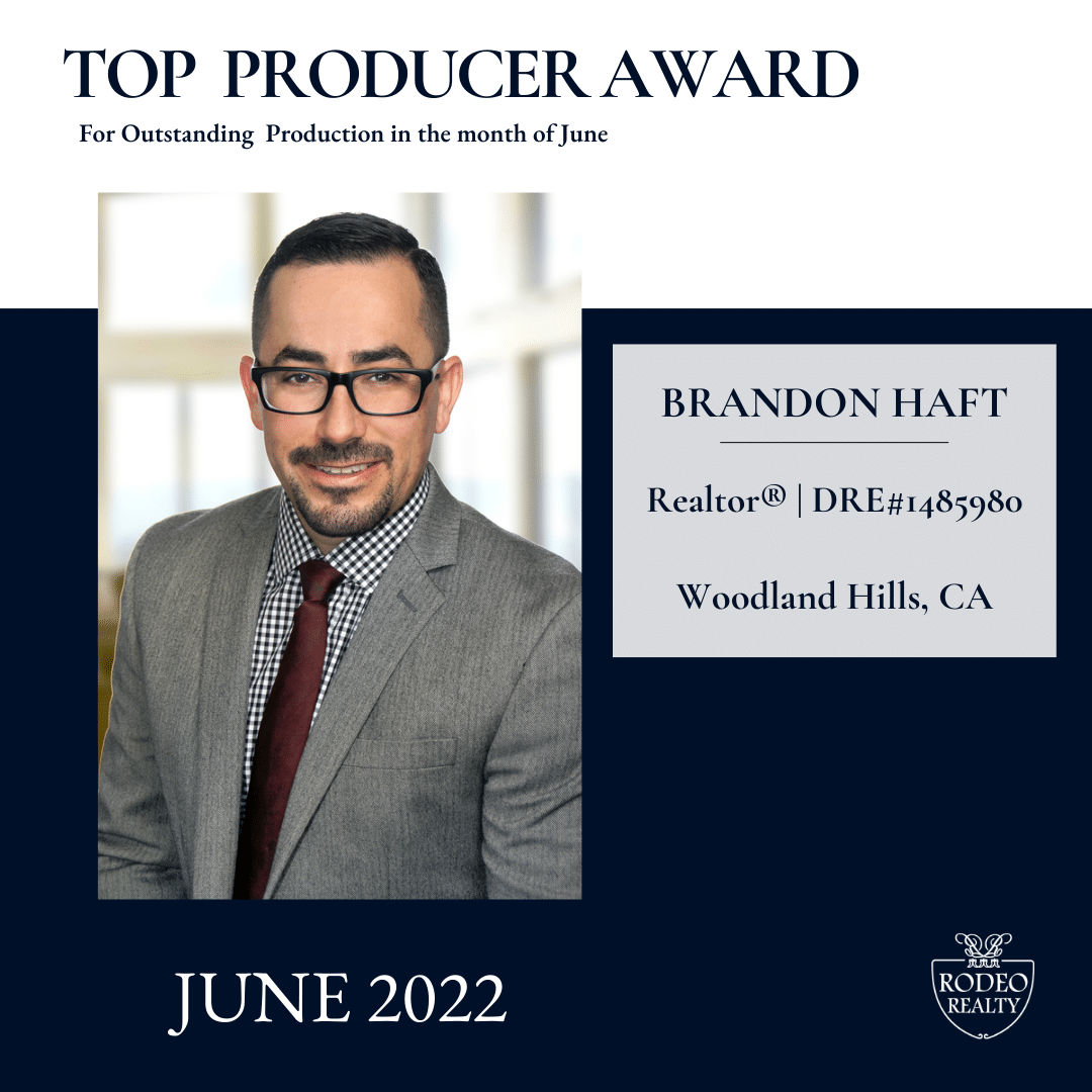 Top Rodeo Realty producer for Q2 2022 The Haft Group